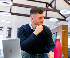 UCD student thinking.